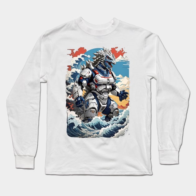 Godzilla Long Sleeve T-Shirt by Kayano